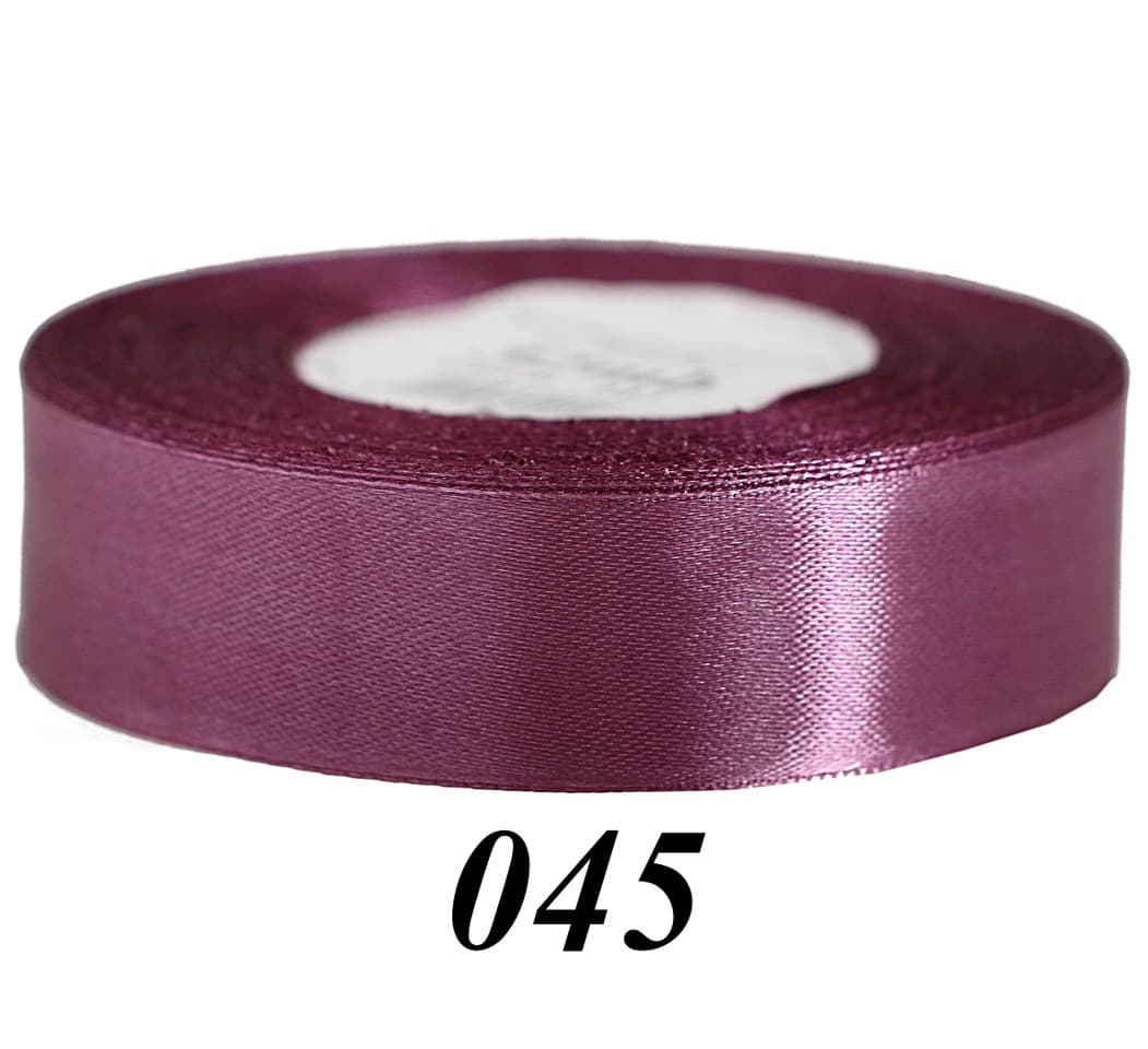 Wstążka satynowa 25mm/32mb, brudny róż