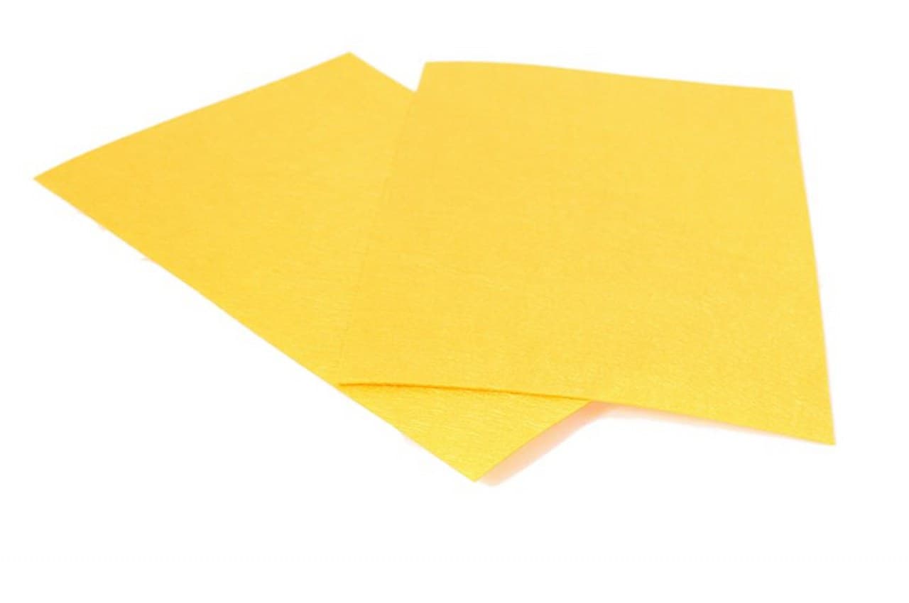 Filc dekoracyjny, grubość 1,5mm, 20x30cm, żółty
