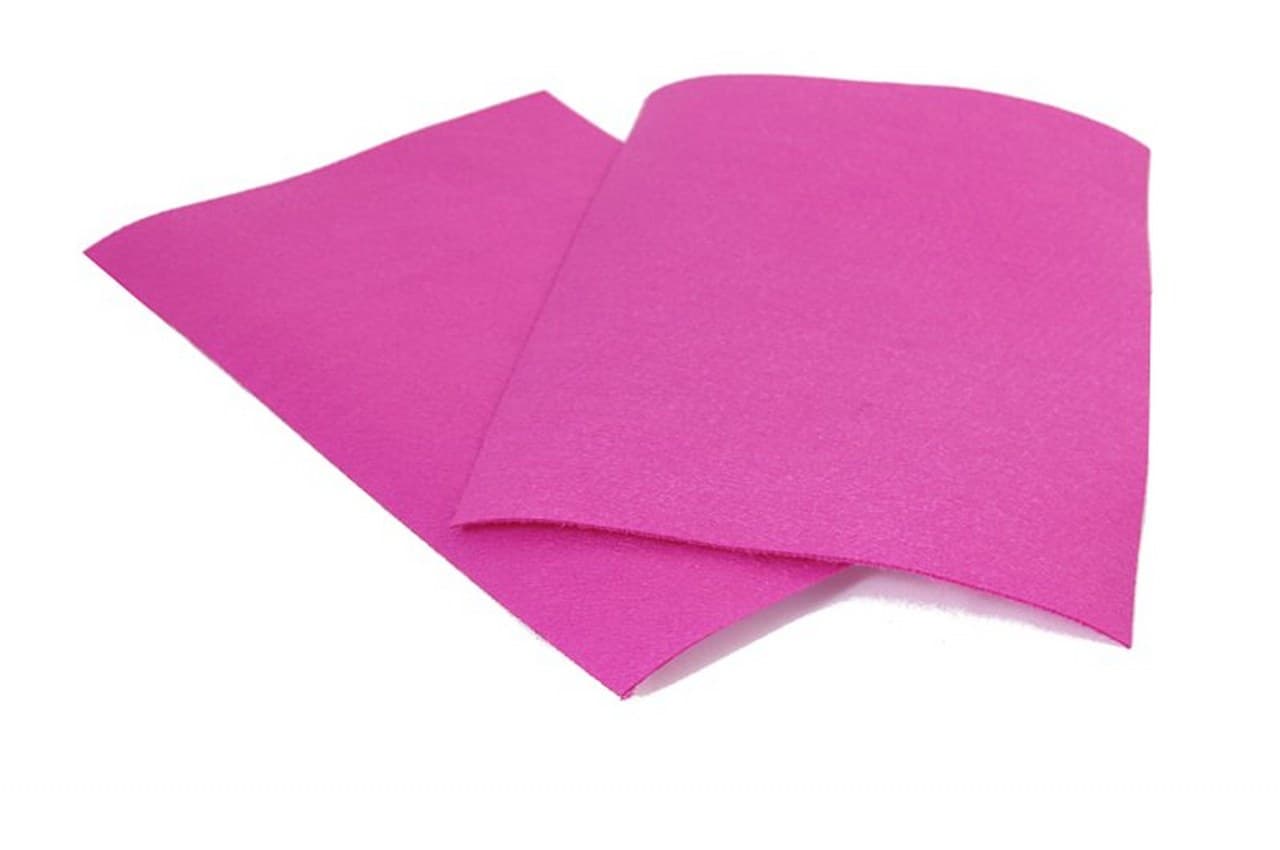 Filc dekoracyjny, grubość 1,5mm, 20x30cm, fuksja
