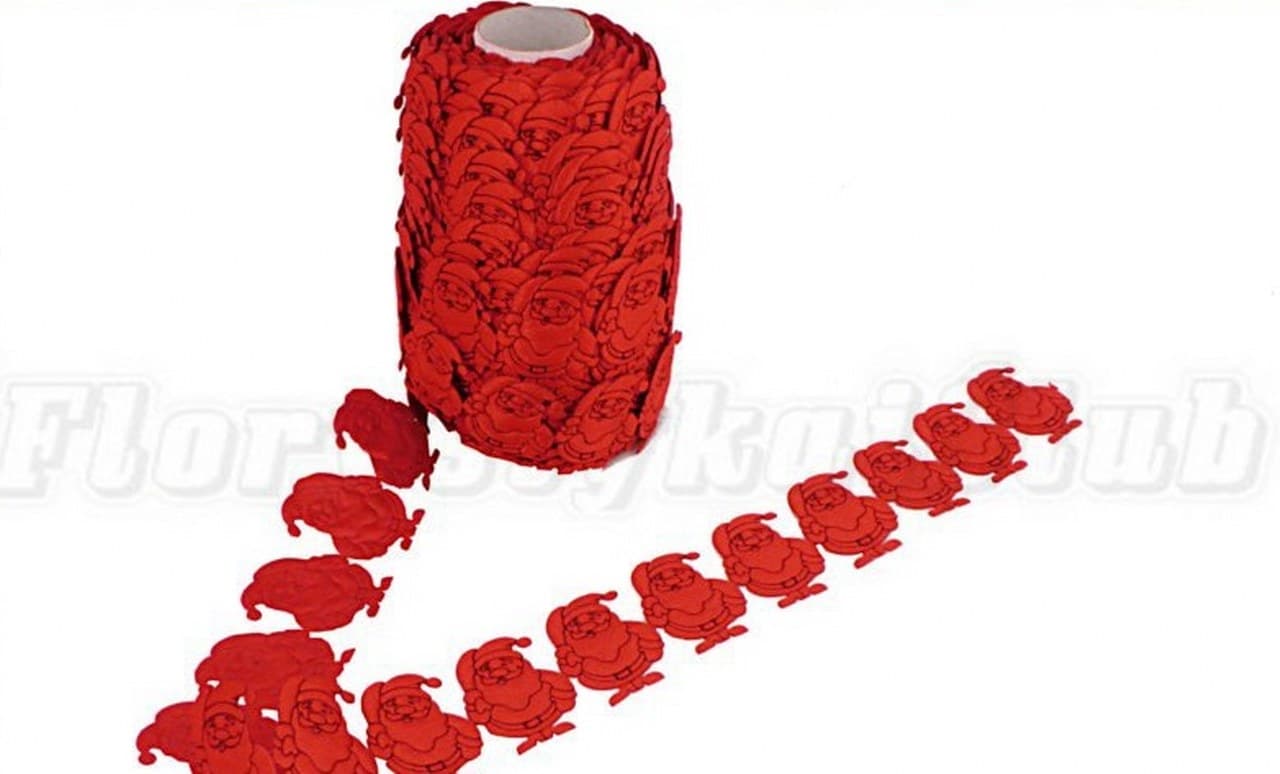 Aplikacje mikołaj 32szt./1mb czerwone