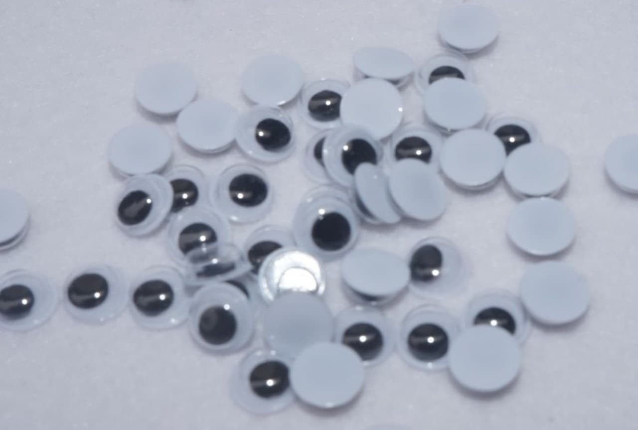 Sztuczne oczy śr.7mm/50sztuk