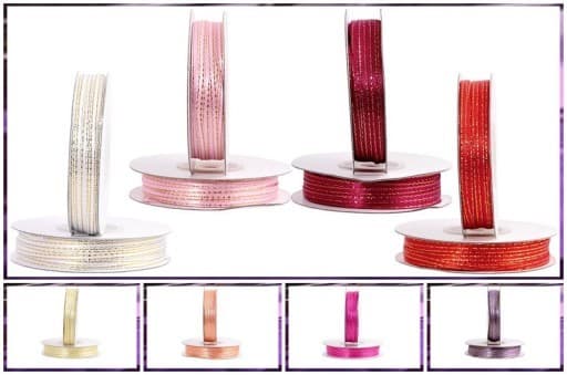 Wstążka satynowa ZP 3mm/45mb biała