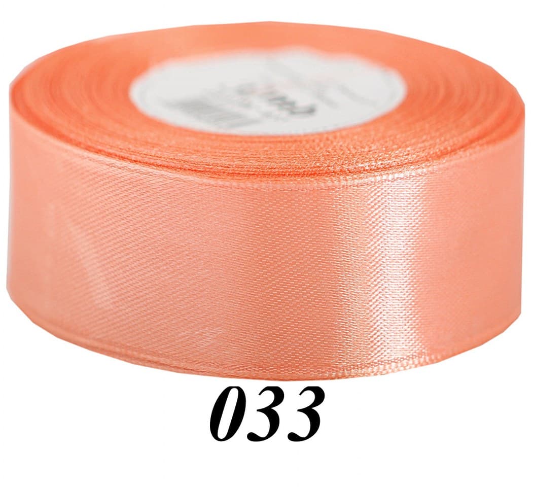Wstążka satynowa 50mm/32mb, łososiowa