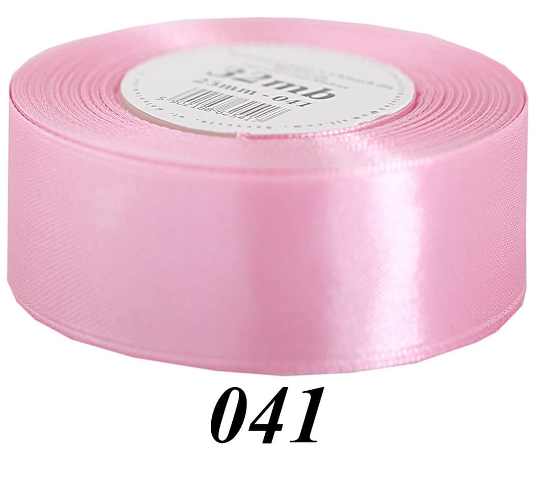 Wstążka satynowa 50mm/32mb, jasnoróżowa