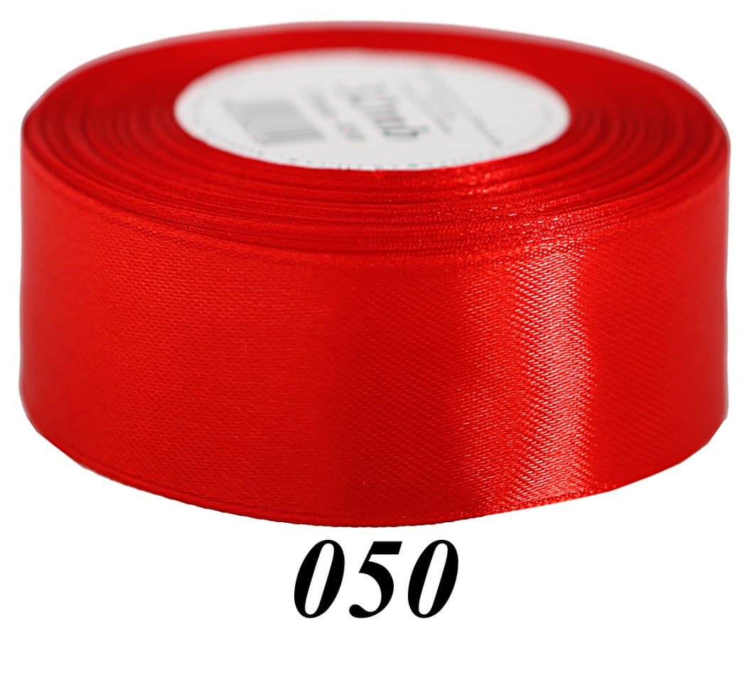 Wstążka satynowa 50mm/32mb, czerwona