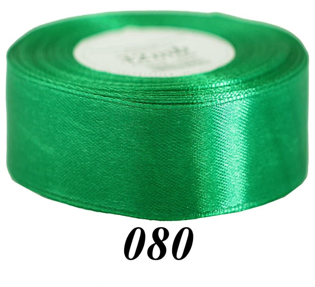 Wstążka satynowa 50mm/32mb, zielona