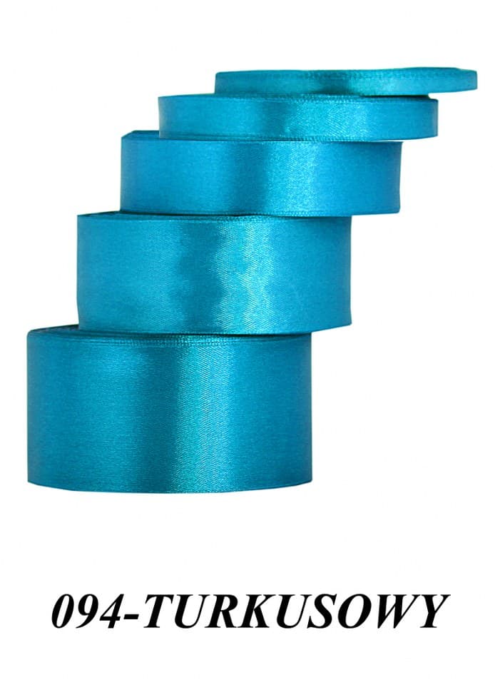 Wstążka satynowa 50mm/32mb, turkusowa