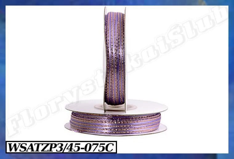 Wstążka satynowa ZP 3mm/45mb ciemnowrzosowa