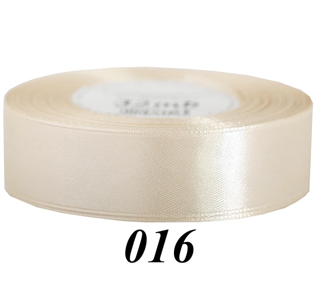 Wstążka satynowa 25mm/32mb, kawa/mleko