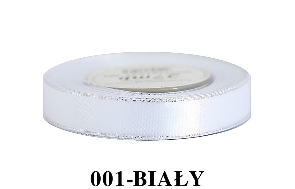 Wstążka satynowa SP 15mm/27mb biała