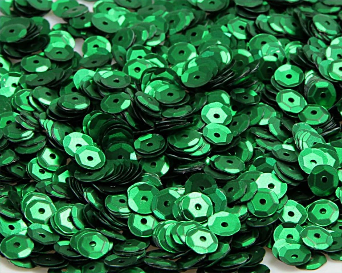 Cekiny 6mm/15gram zielony pastelowy