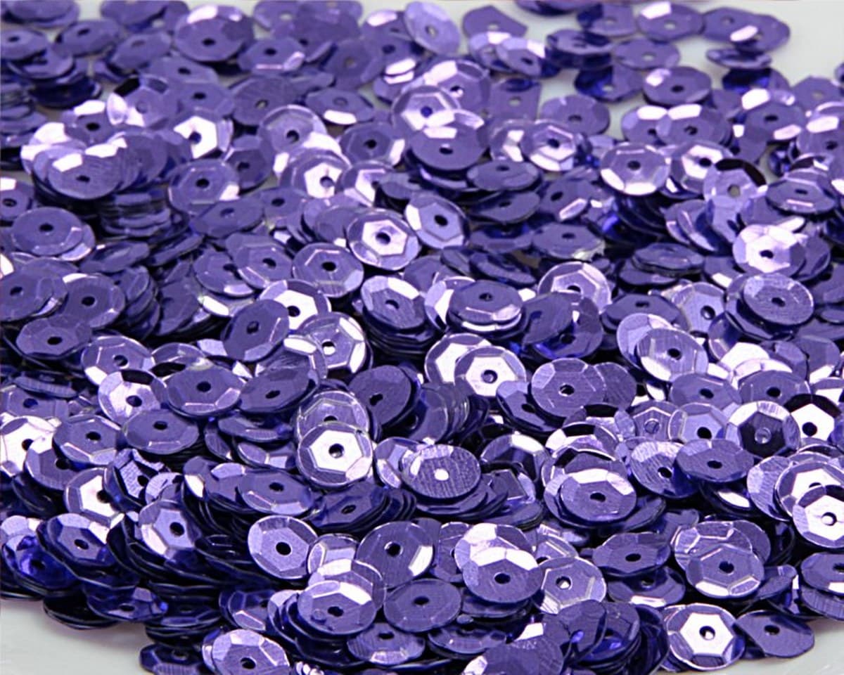 Cekiny 8mm/15gram wrzosowy błyszczący
