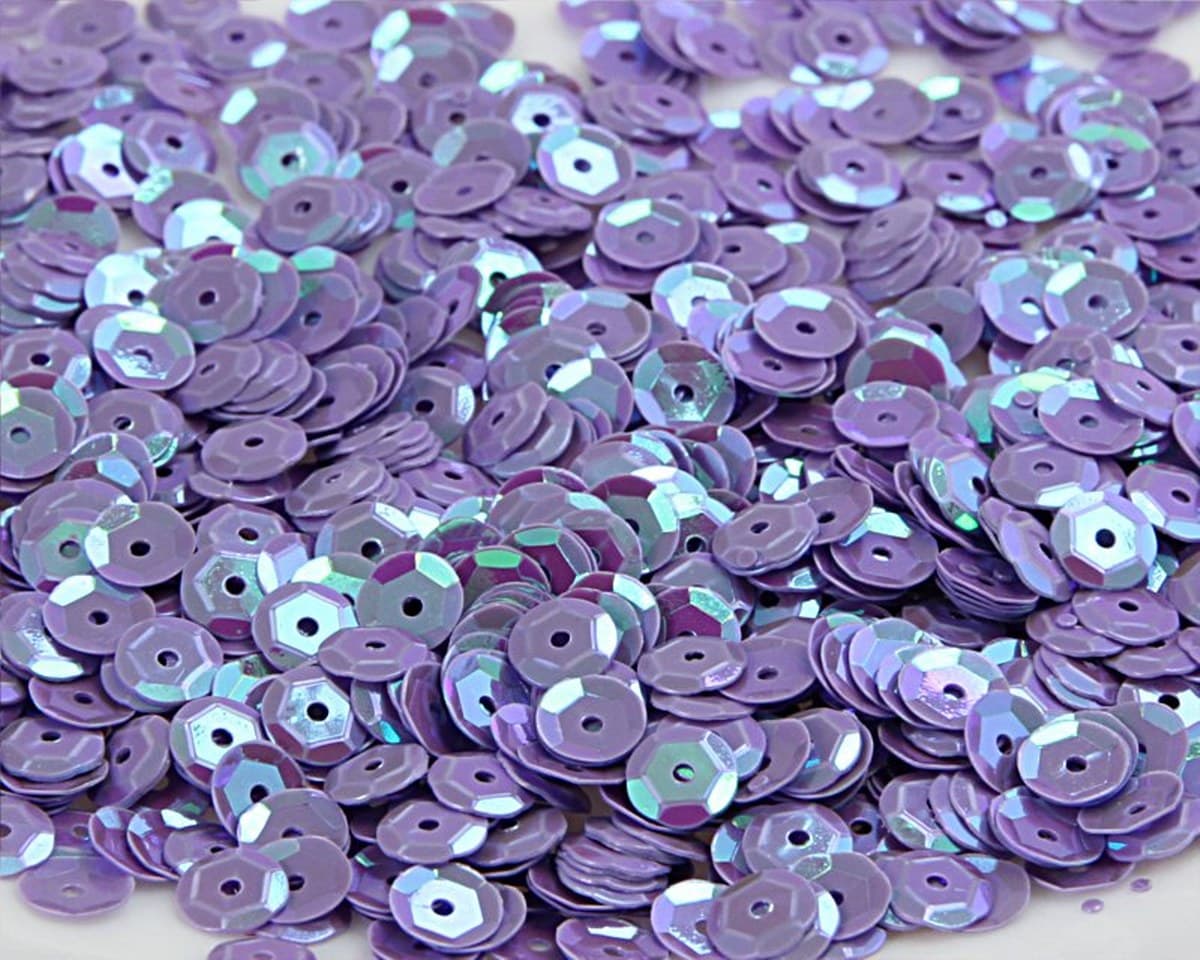 Cekiny 8mm/15gram wrzosowy mieniący