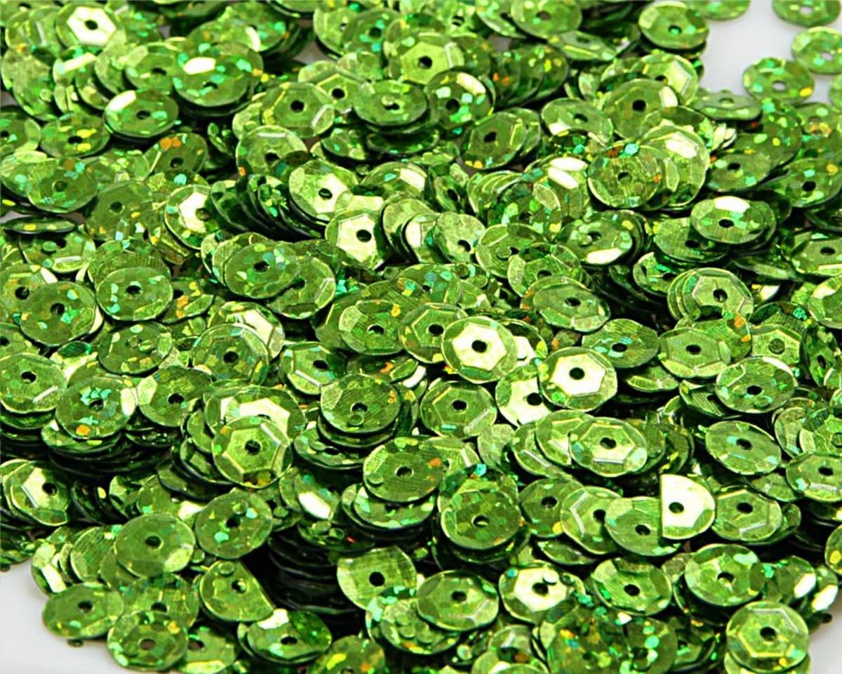 Cekiny 8mm/15gram seledynowy brokat