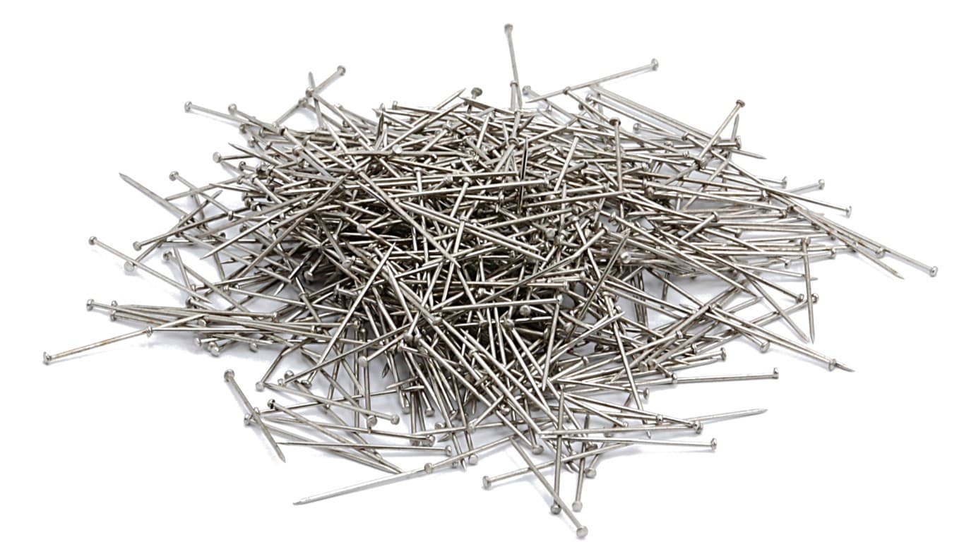 Szpilki krawieckie długie, 24mm/50gram