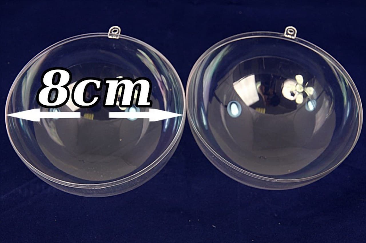 Kula plastikowa o średnicy 8cm, 1szt.