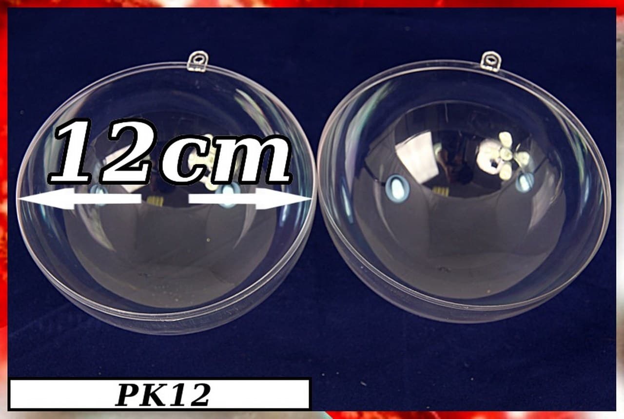 Kula plastikowa o średnicy 12cm, 1szt.