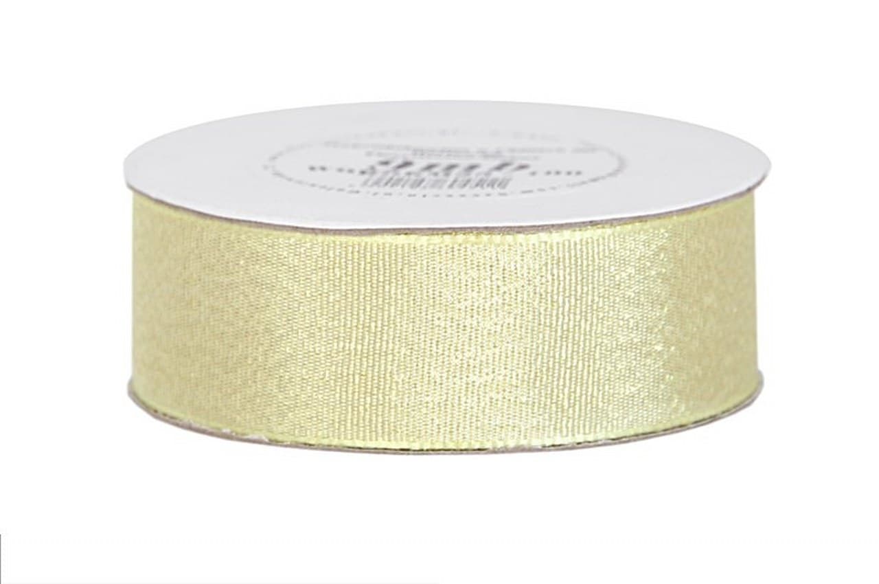 Wstążka brokatowa metalizowana 25mm/9mb, złota