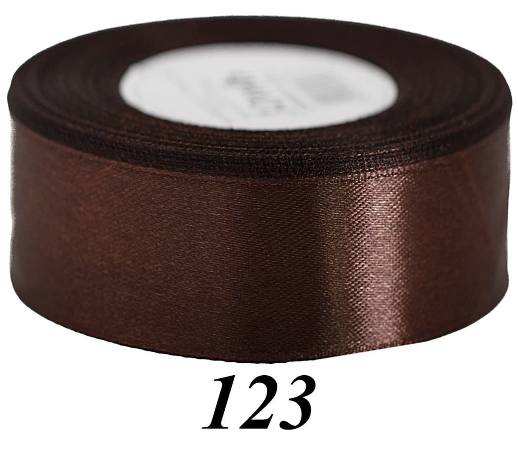 Wstążka satynowa 50mm/32mb, czekoladowa