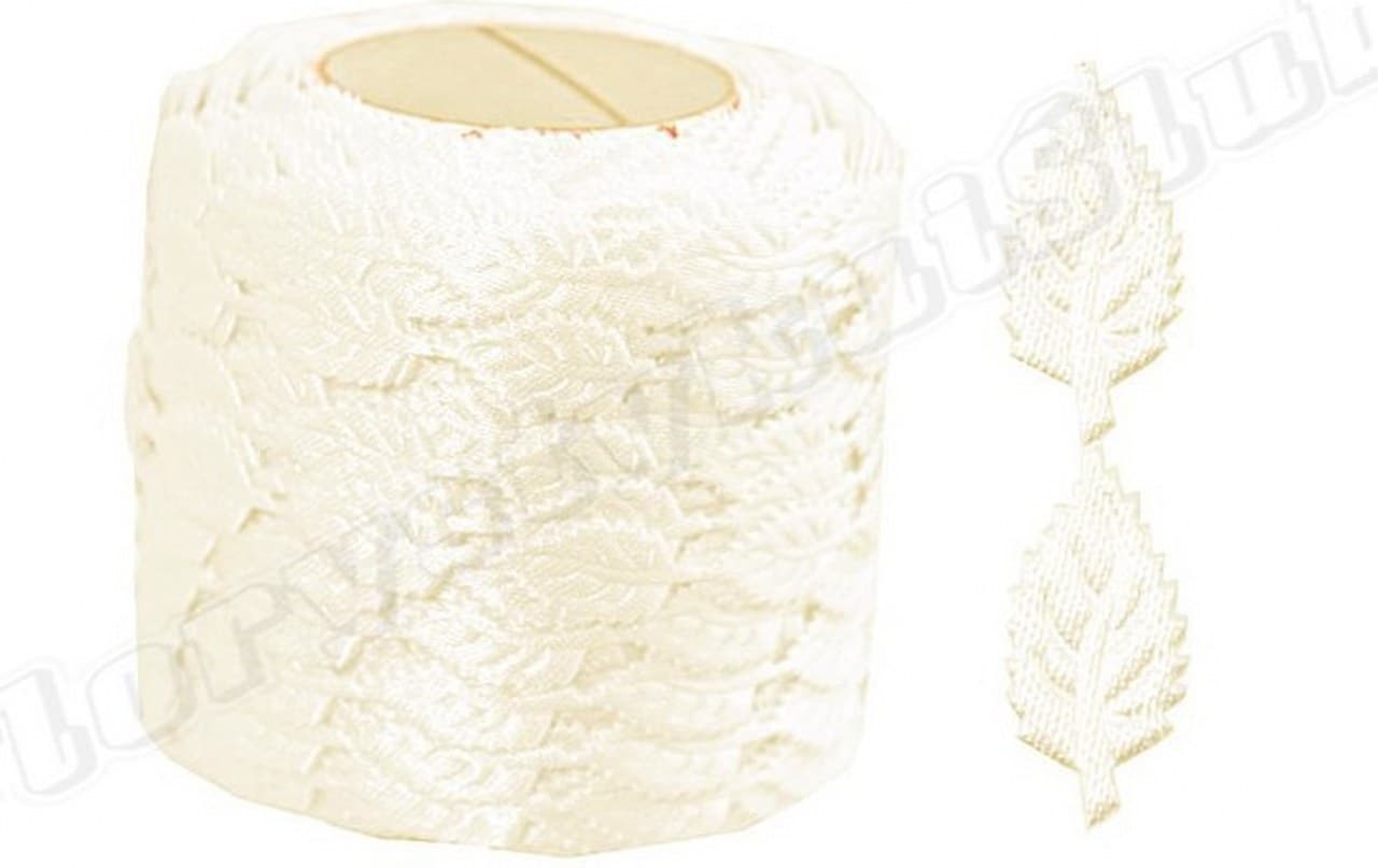 Aplikacje listek mały kremowy. 1mb