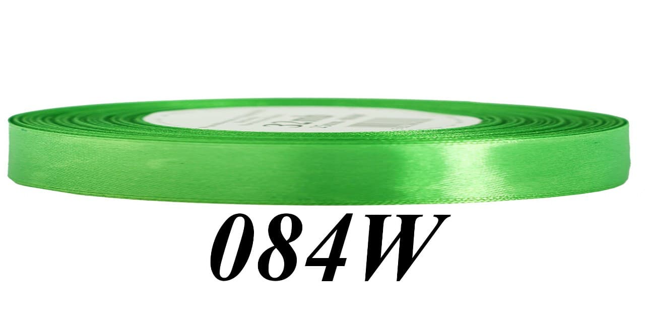 Wstążka satynowa 6mm/32mb, trawa wiosenna
