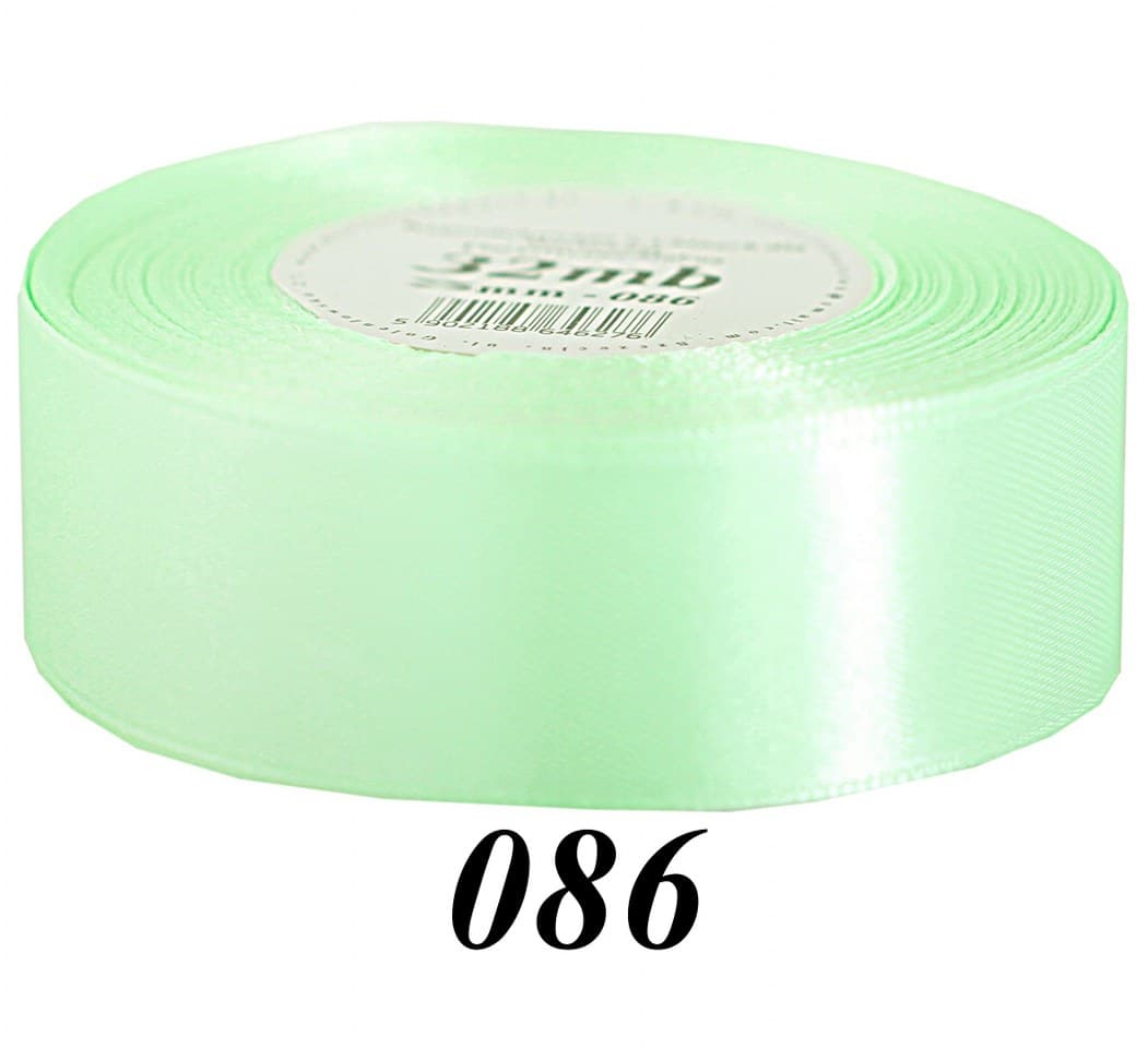 Wstążka satynowa 38mm/32mb, pistacja