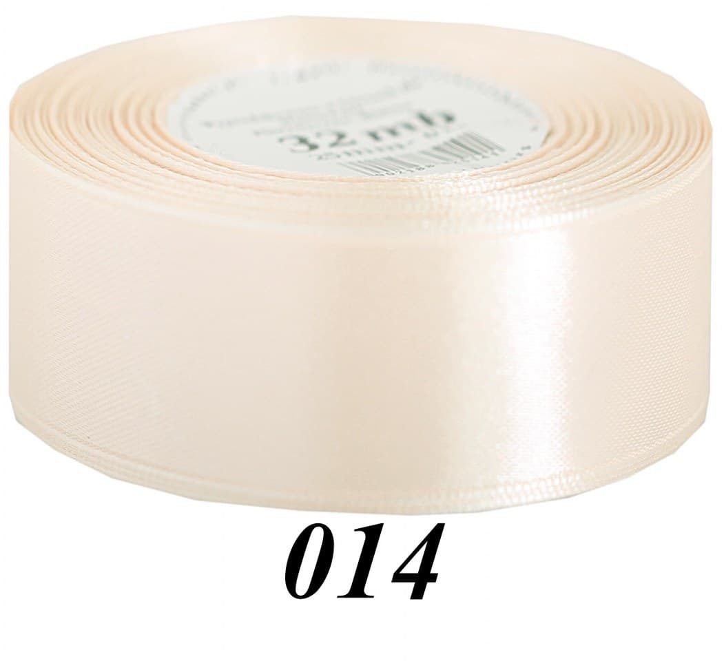 Wstążka satynowa 50mm/32mb, beżowa