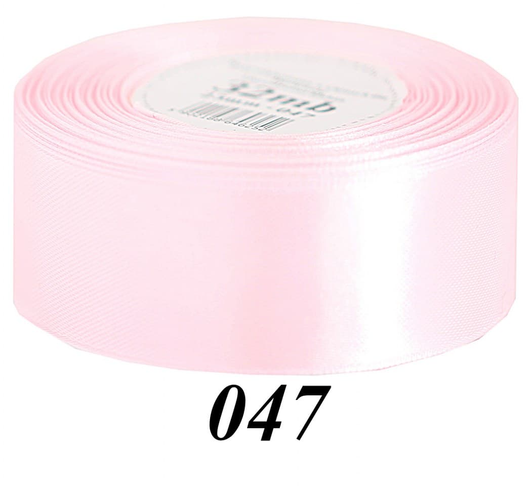 Wstążka satynowa 50mm/32mb, bladoróżowa