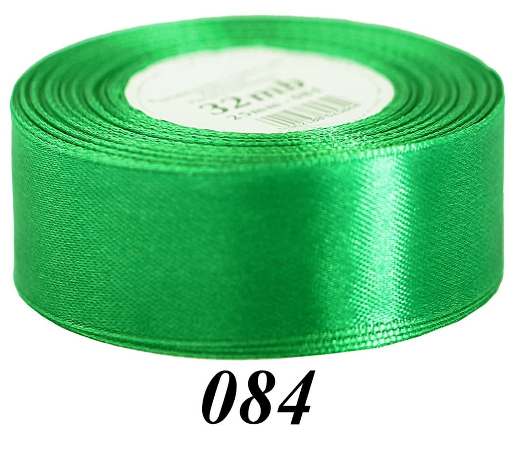 Wstążka satynowa 50mm/32mb, zielona trawa