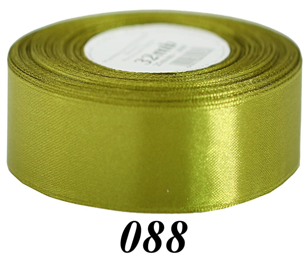 Wstążka satynowa 50mm/32mb, oliwka/2