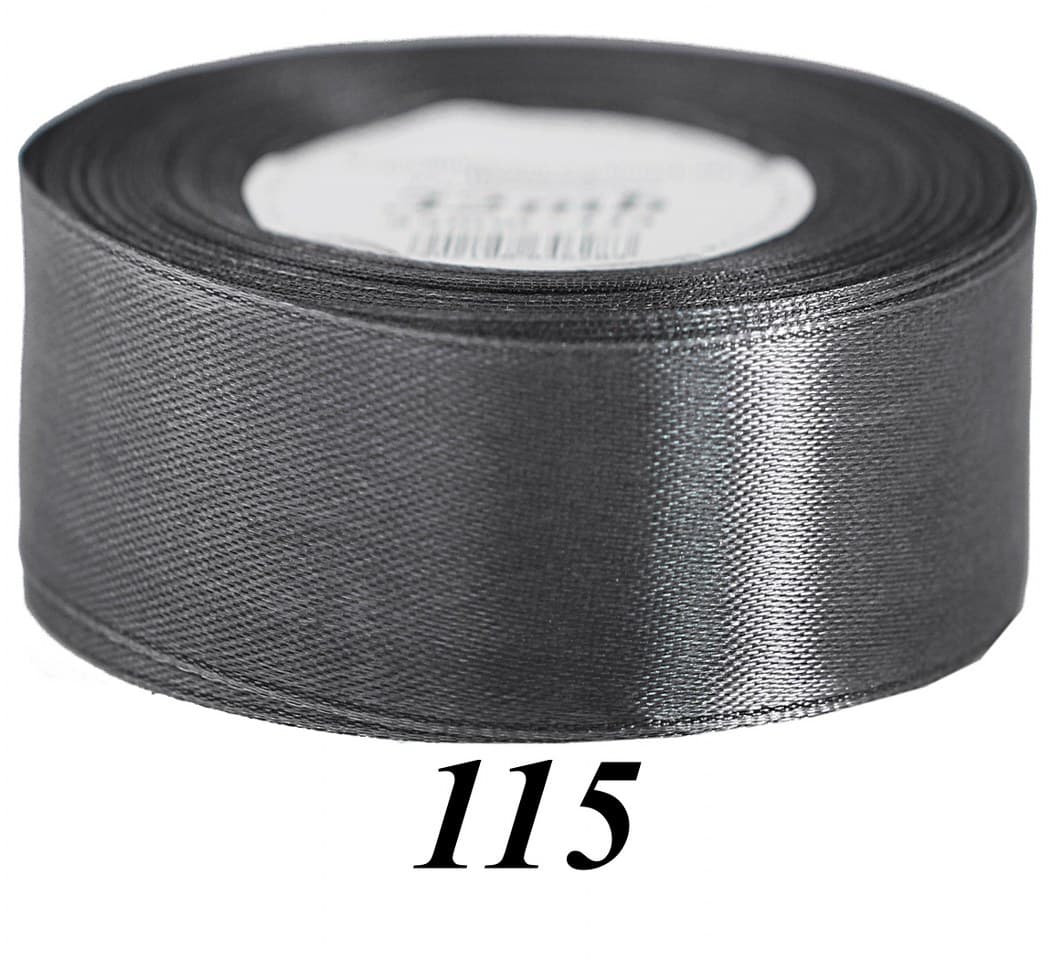 Wstążka satynowa 50mm/32mb, grafitowa