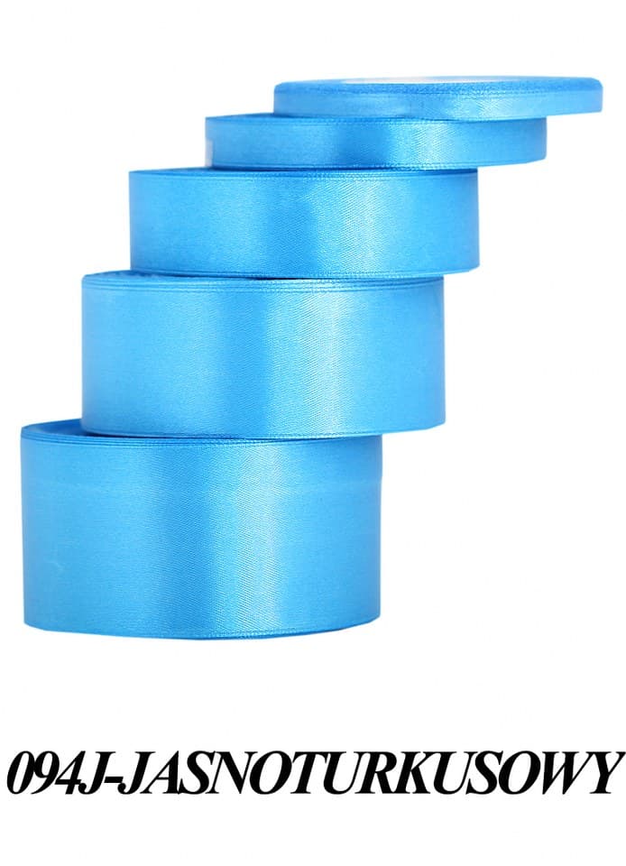 Wstążka satynowa 50mm/32mb, jasnoturkusowa