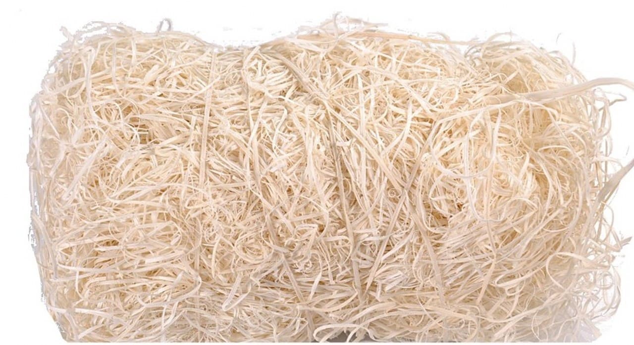 Wełna drzewna, wypełniacz, waga ok. 90 gramów