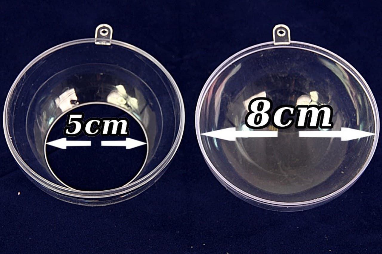 Kula plastikowa z otworem śr. kuli 8cm, 1szt.