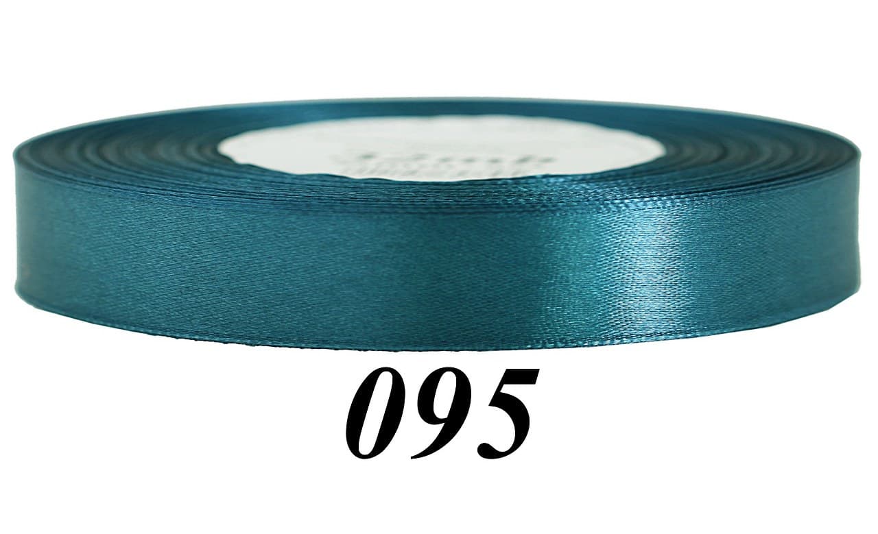 Wstążka satynowa 12mm/32mb, akwamaryna