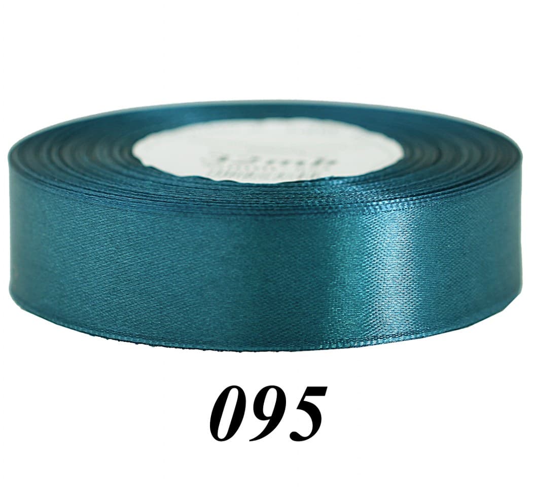 Wstążka satynowa 25mm/32mb, akwamaryna