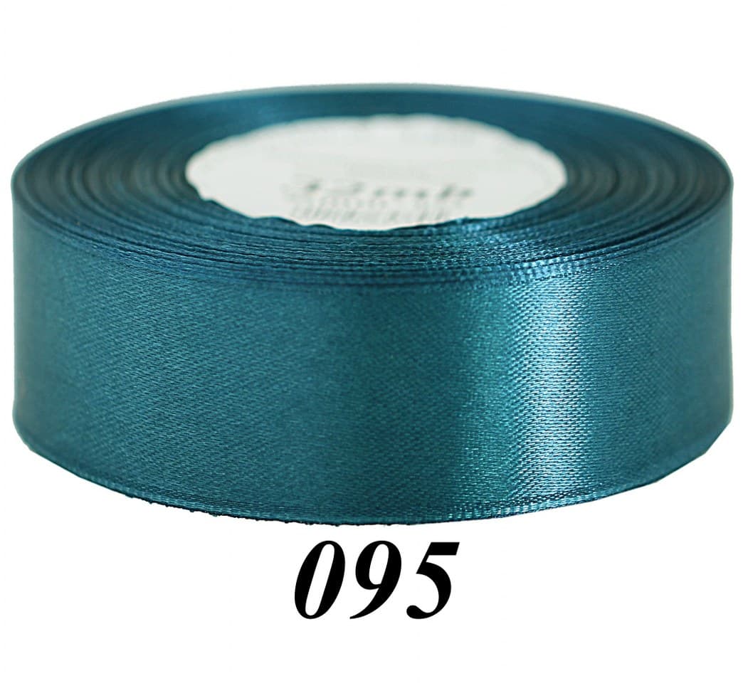 Wstążka satynowa 38mm/32mb, akwamaryna