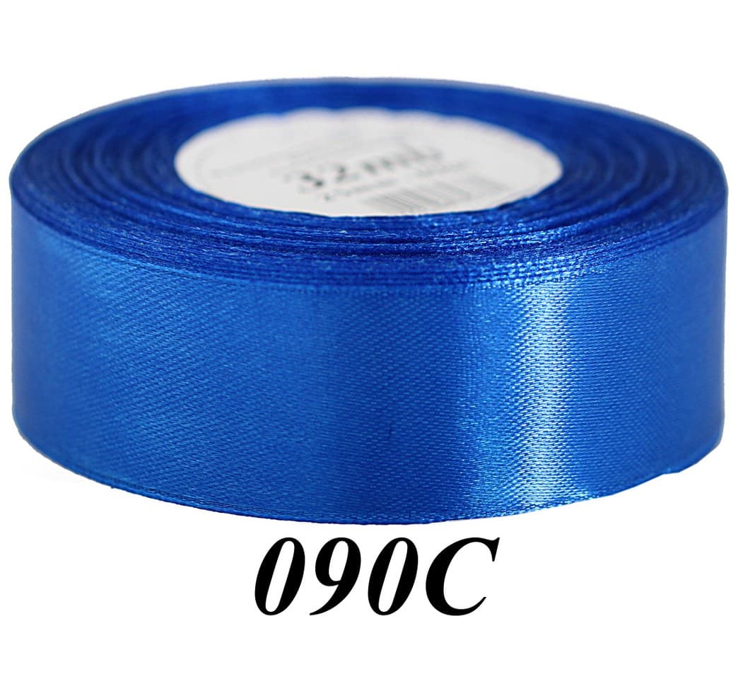 Wstążka satynowa 38mm/32mb, ciemnoniebieska