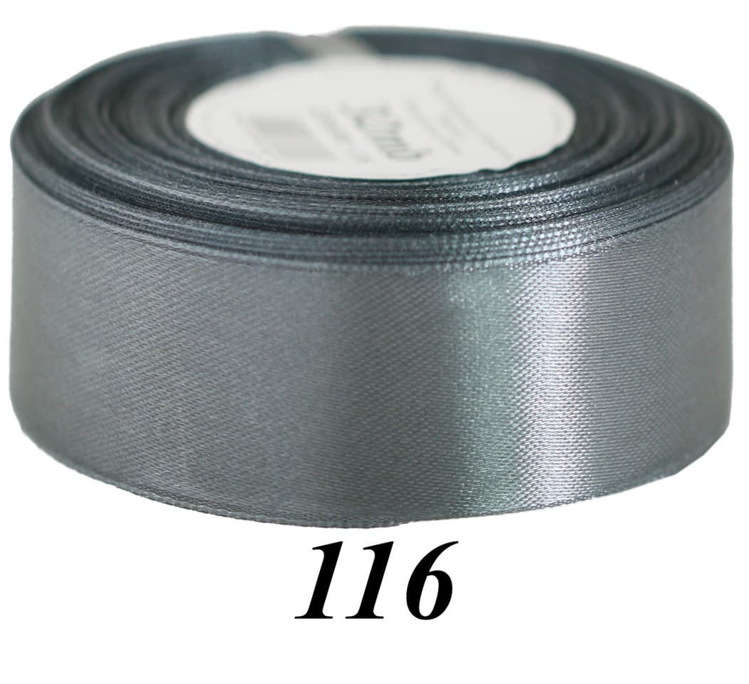 Wstążka satynowa 50mm/32mb, jasny grafit