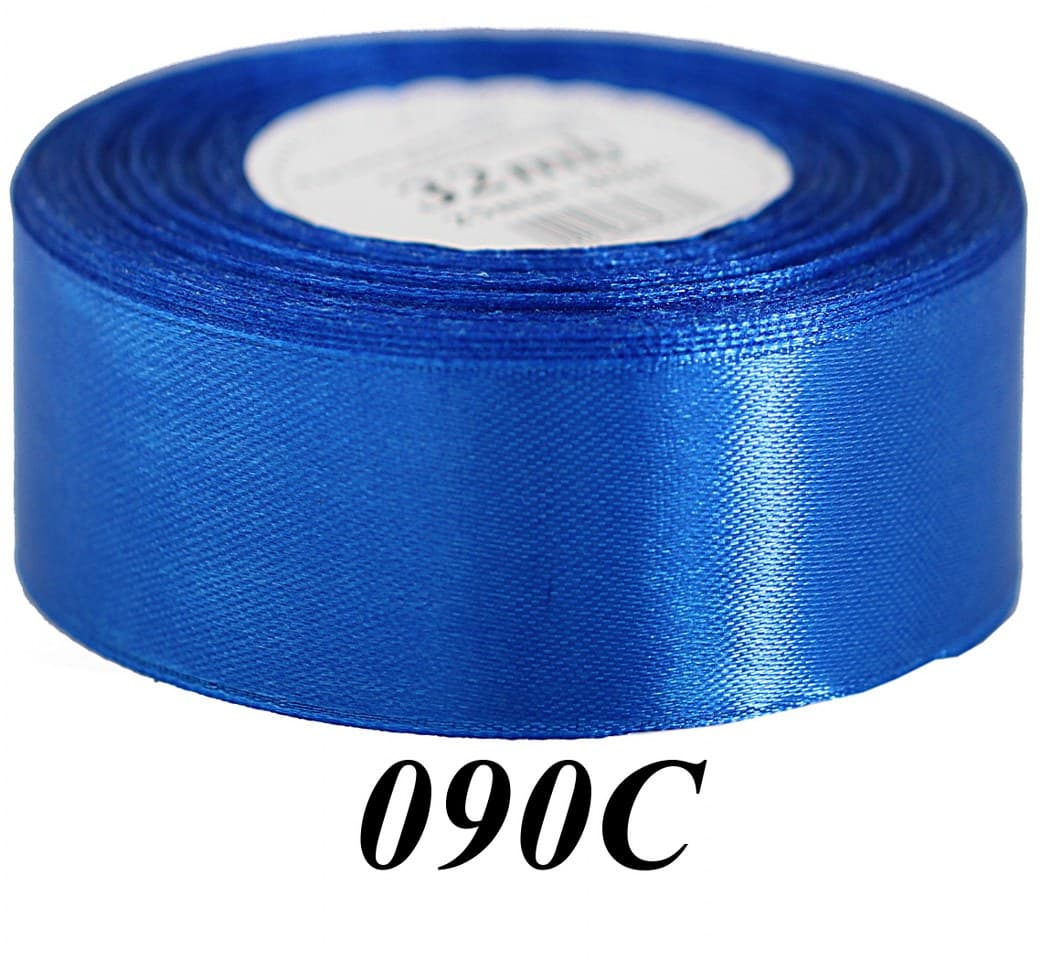 Wstążka satynowa 50mm/32mb, ciemnoniebieska