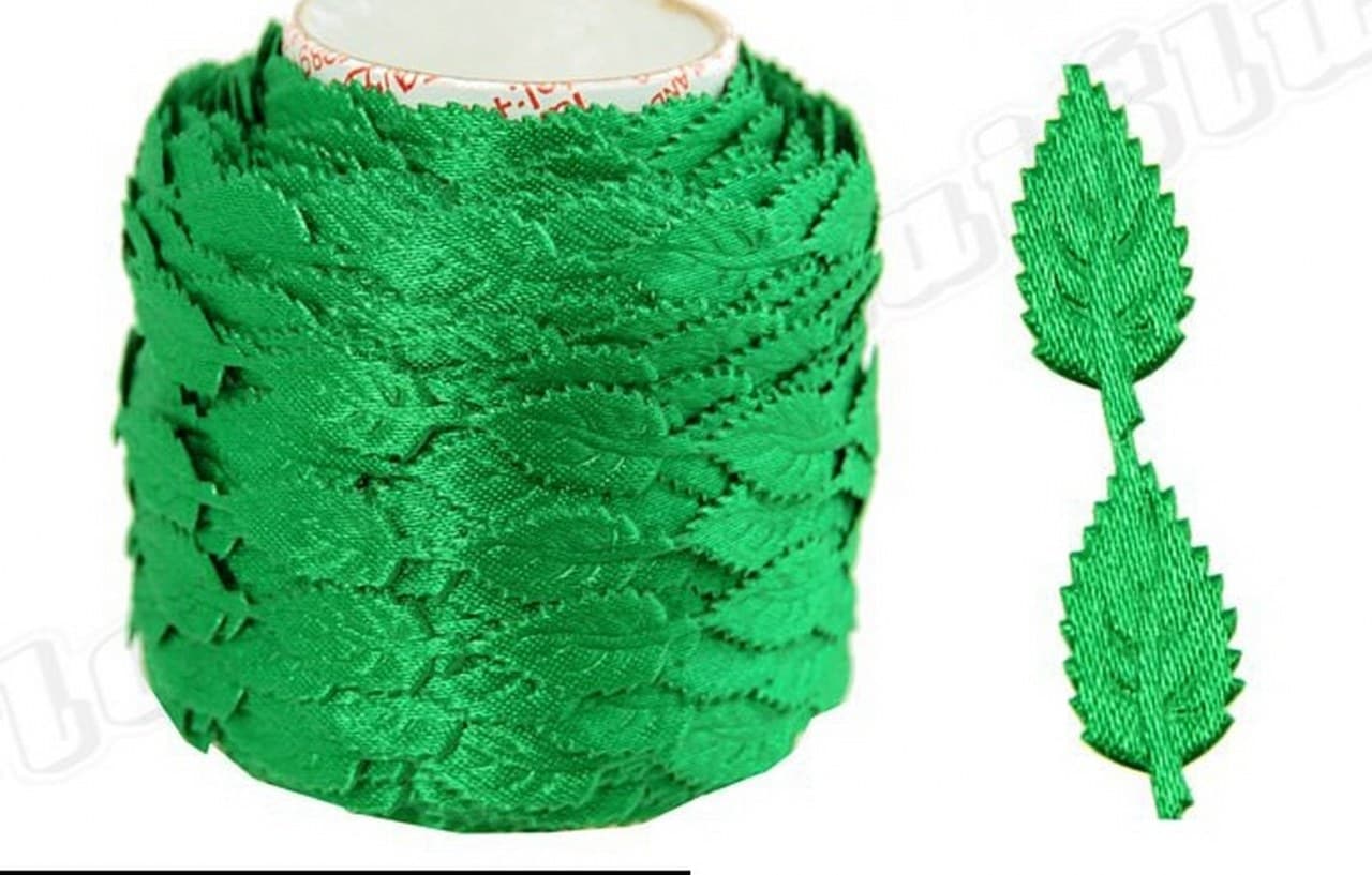 Aplikacje listek mały ciemno zielony. 1mb