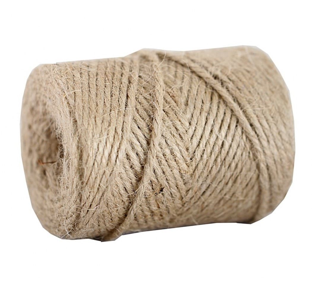 Sznurek jutowy pleciony, gr. 3mm/200g/ ok.84 mb