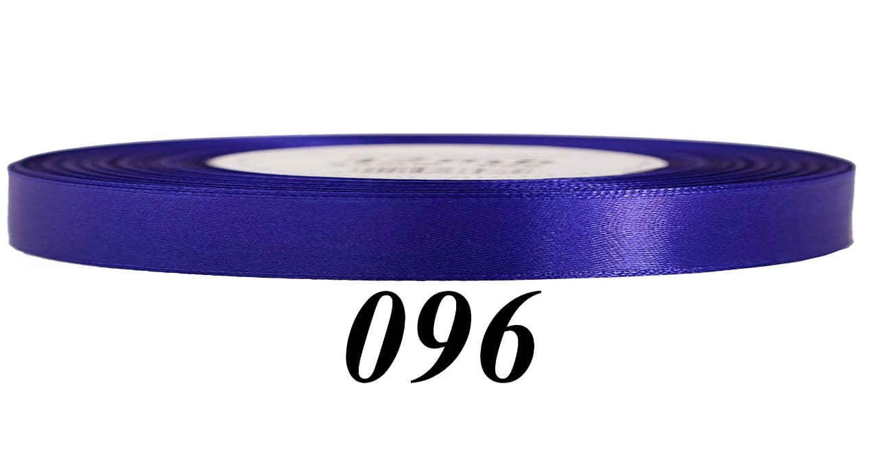Wstążka satynowa 6mm/32mb, szafirowa