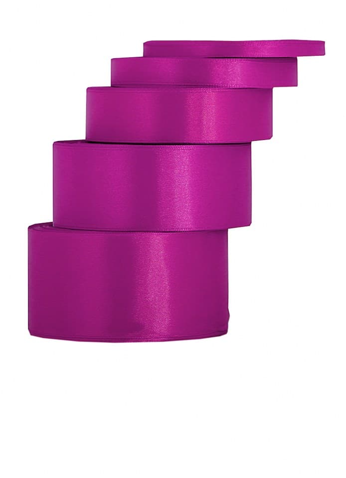 Wstążka satynowa 12mm/32mb, purpurowa