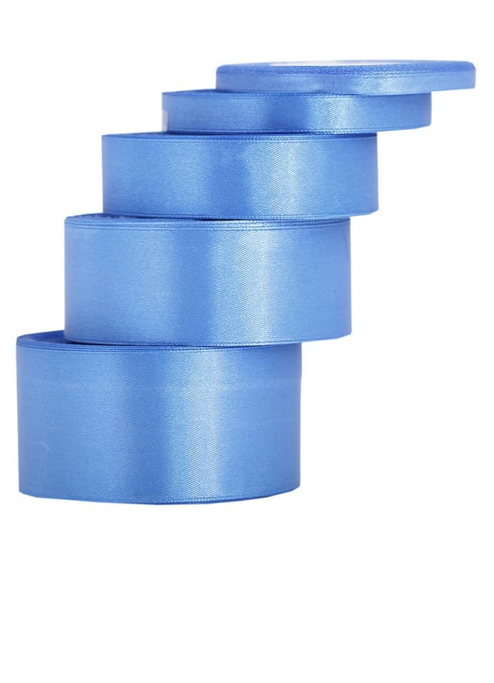 Wstążka satynowa 12mm/32mb, brudny błękit