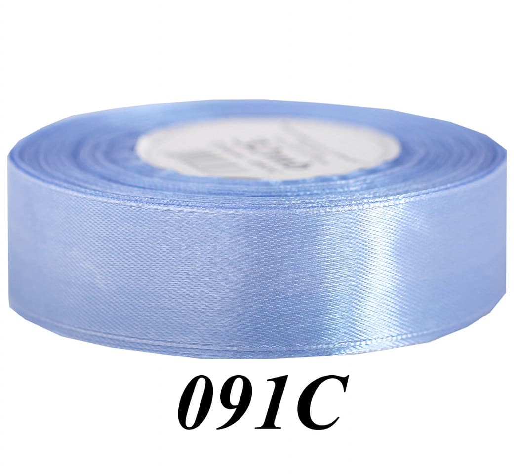 Wstążka satynowa 25mm/32mb, ciemny błękit