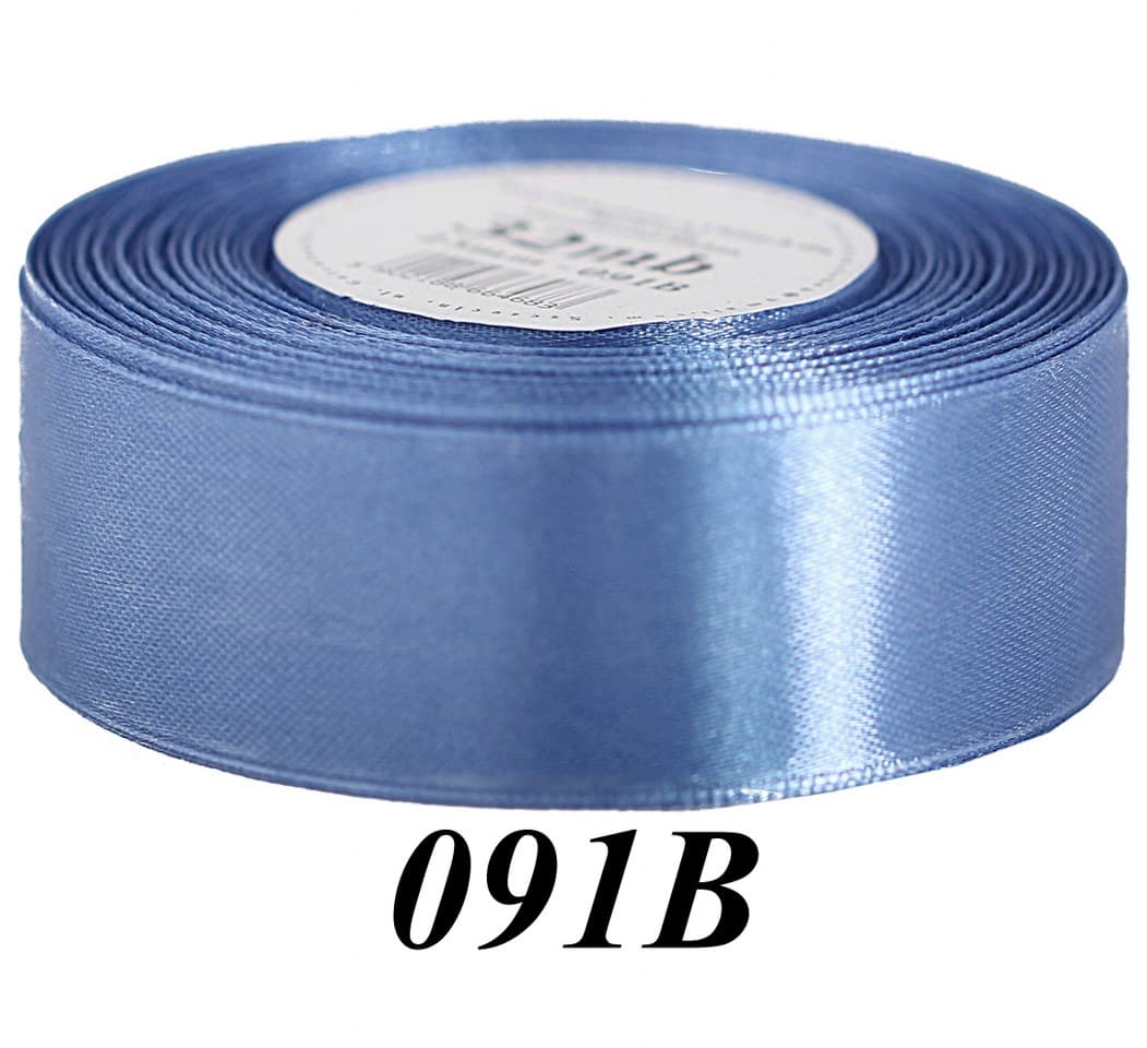 Wstążka satynowa 38mm/32mb, brudny błękit