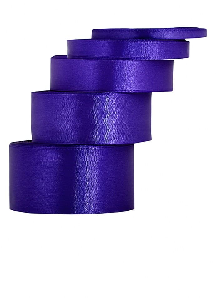Wstążka satynowa 50mm/32mb, szafirowa