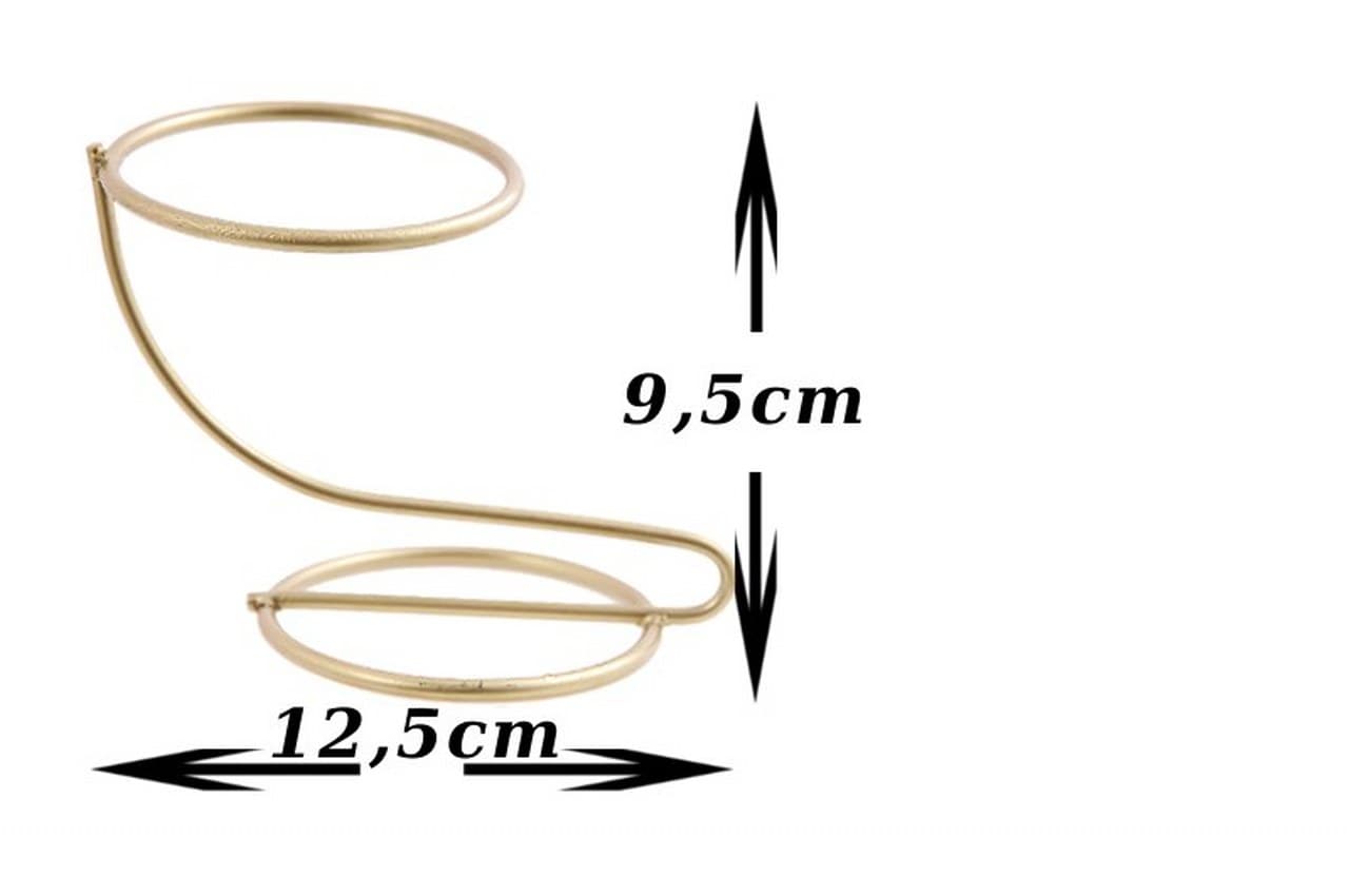 Stojak na jajko Faberge 85mm złoty