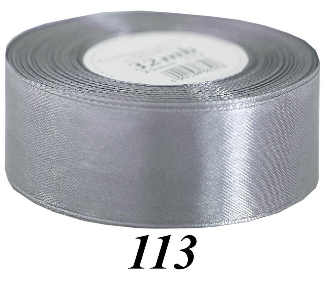 Wstążka satynowa 50mm/32mb, szara